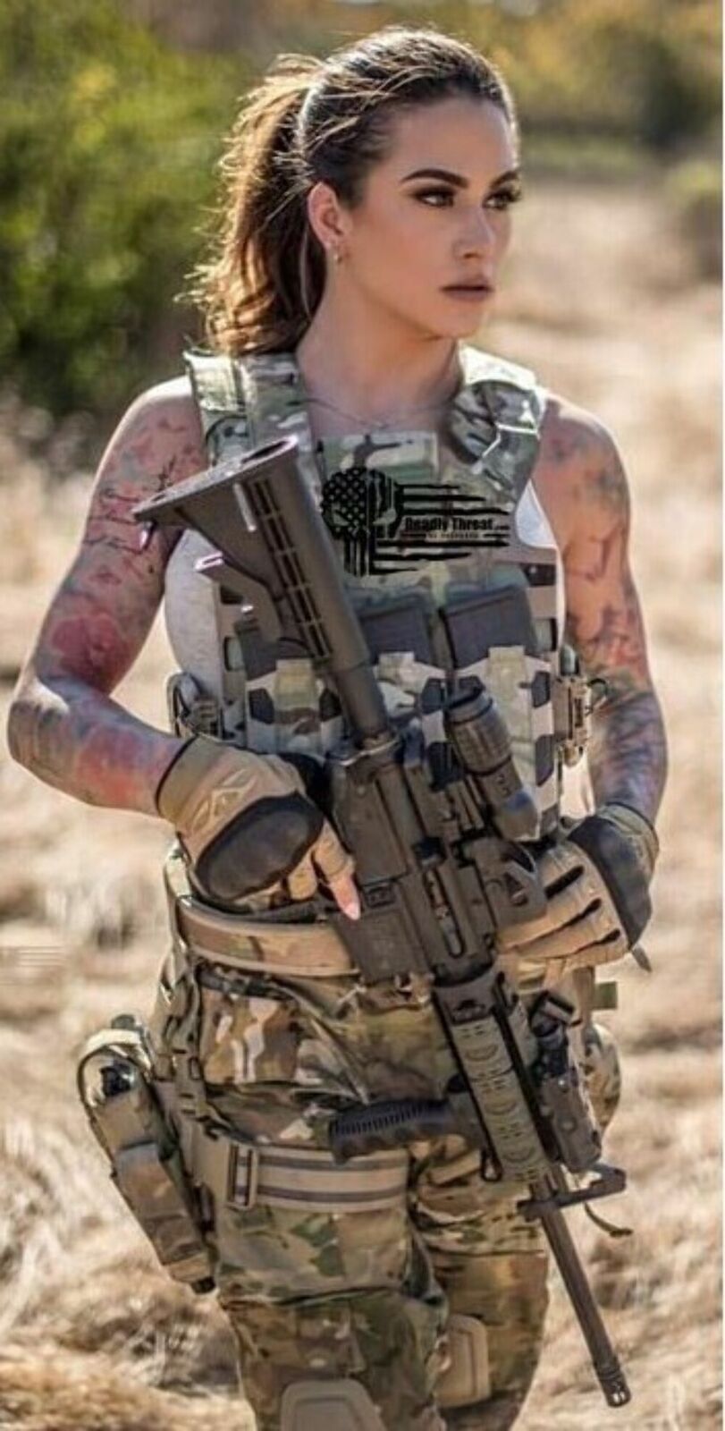 Urban Assault Camo 7 Tactical Vest Plate Carrier