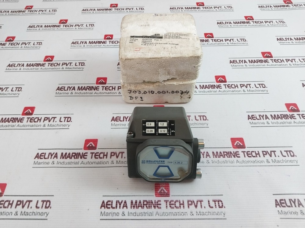 BOLLFILTER 4.36.2 Pressure Indicator