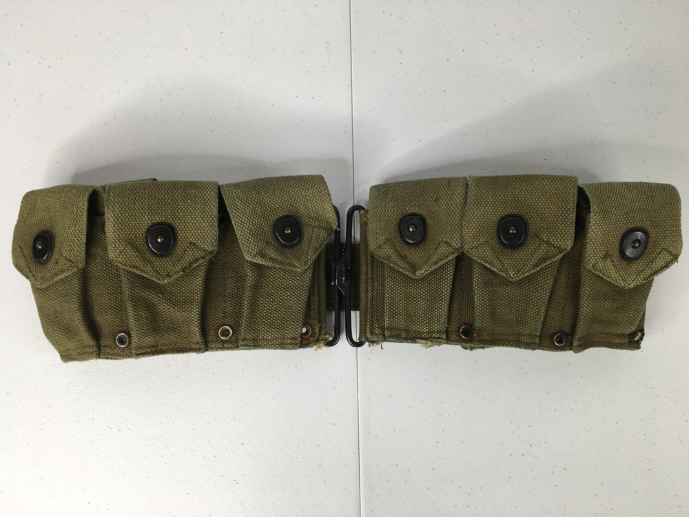 WWII/Korean War OD  #7 M-1923 Cartridge Belt #3