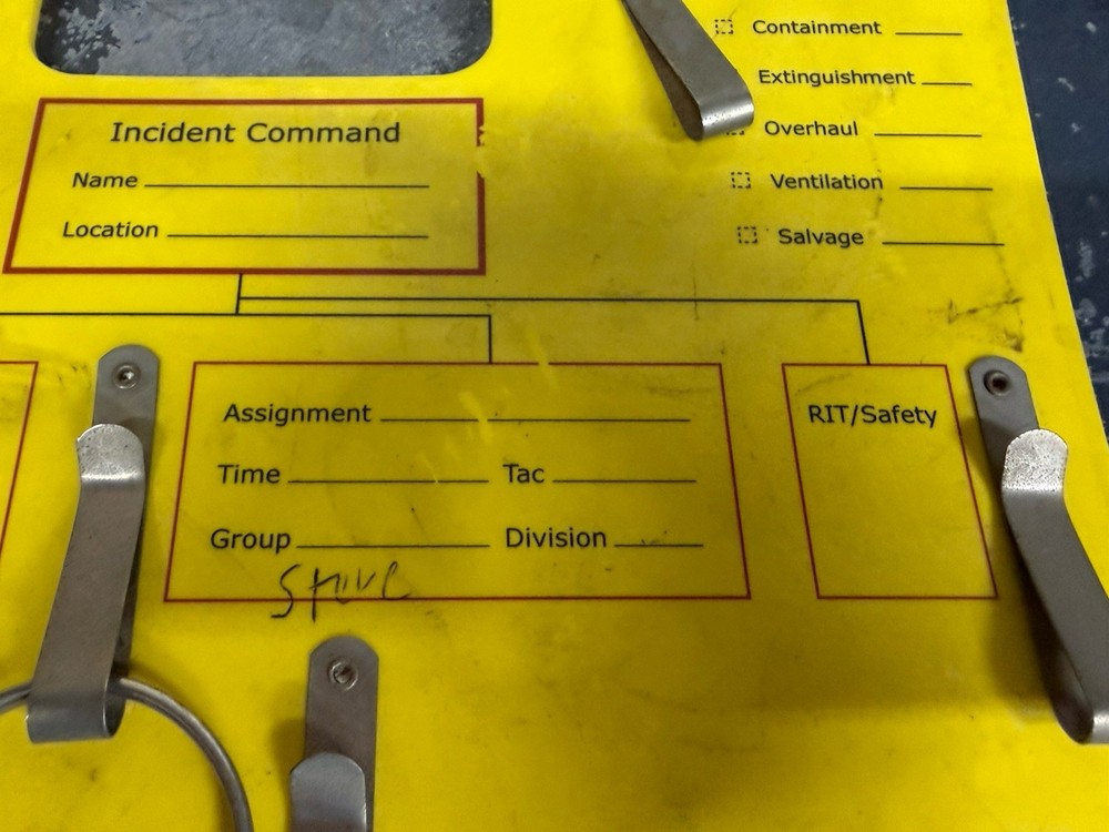 FireTrax Incident Accountability Board produced by Salamander Technologies USED
