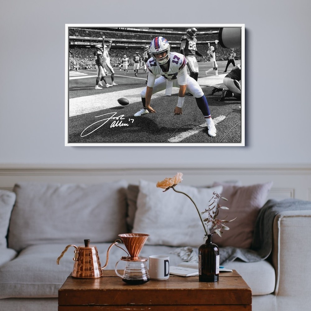 Josh Allen Autographed Poster | No Framed