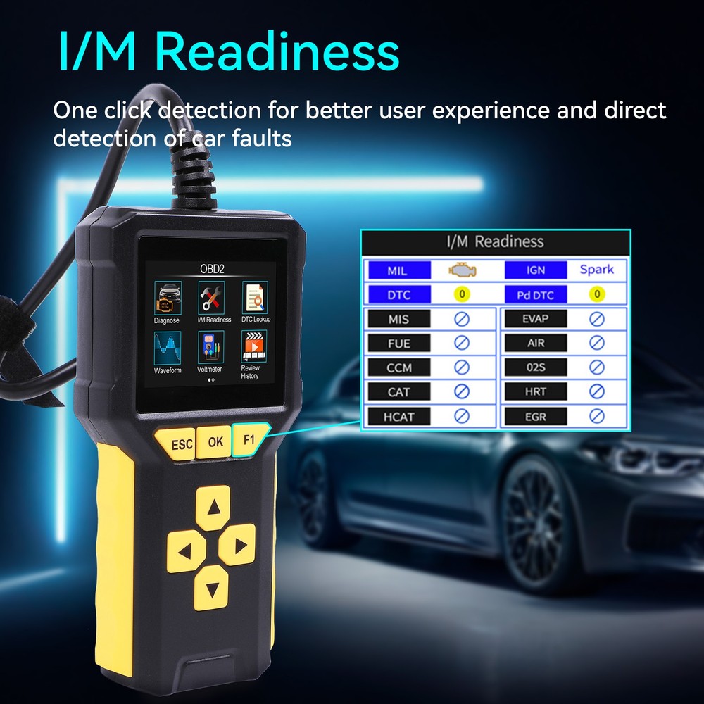 Automotive OBD OBD2 Code Reader Scanner Car Check Engine Fault Diagnostic Tool