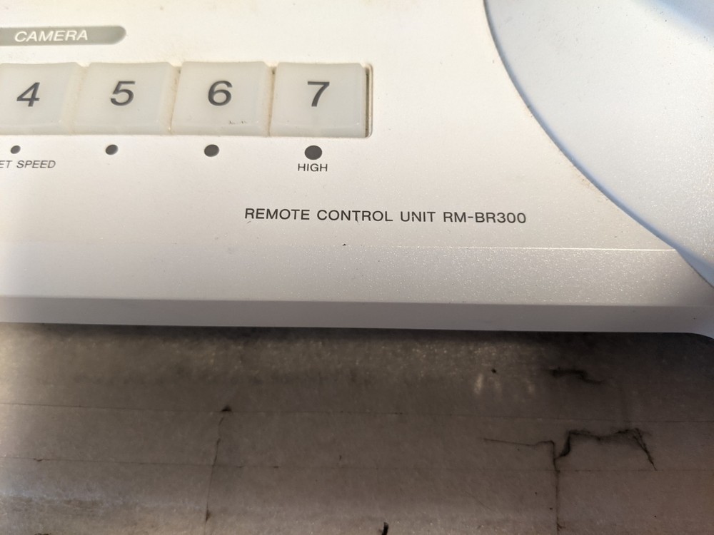 Sony RM-BR300 Remote Control Unit for Surveillance Camera