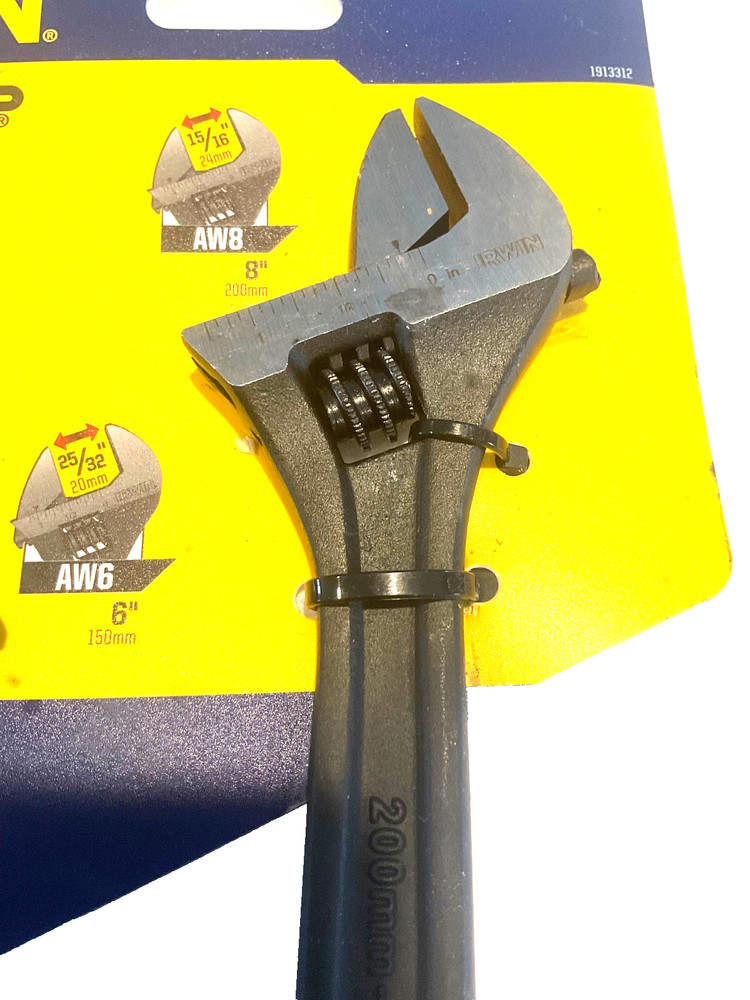 NEW! IRWIN TOOLS VISE-GRIP® 2-pc. ADJUSTABLE WRENCH SET, 6” & 8”, 1913312