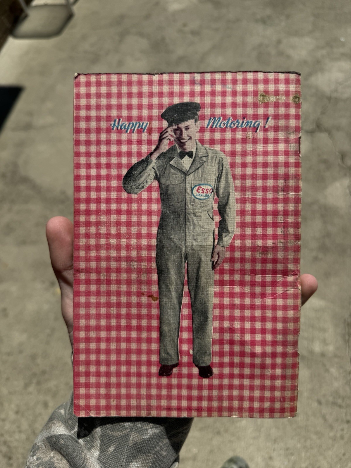 Vintage Esso Advertising Cook Book Gas And Oil 1950s Scranton Pa Advertising Gas