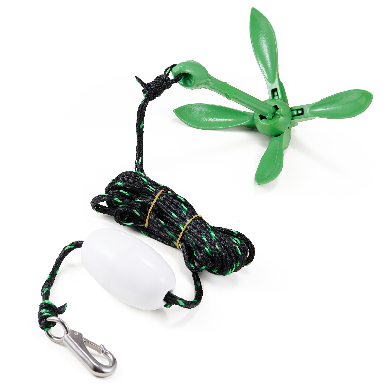 VEVOR Kayak Anchor Kit 3.5 lb Paddle Board Anchor Kit with 26.2 ft Rope and Buoy