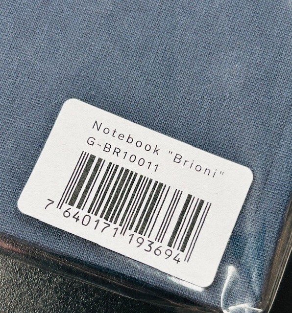 Brioni lined Notebook