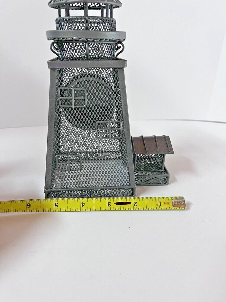 Timex Table Clock Wrought Iron Silo Barn Theme With Original Box. Tested
