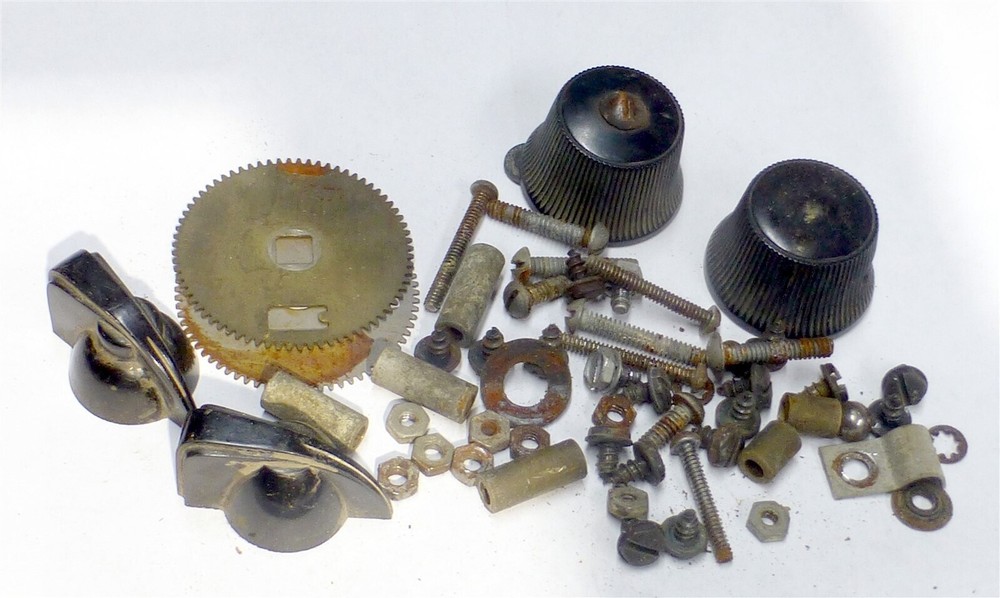 Clough Brengle OC-A signal generator knobs, nuts, screws, misc. hardware