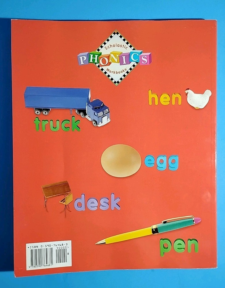 Scholastic Phonics Workbooks K - 2nd Grade LOT 2 Paperback Both NEW