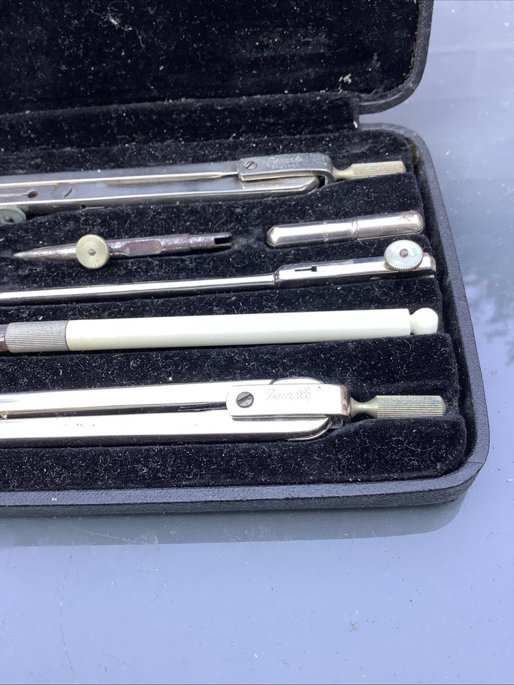 Vintage mechanical drawing instruments - Temple Series