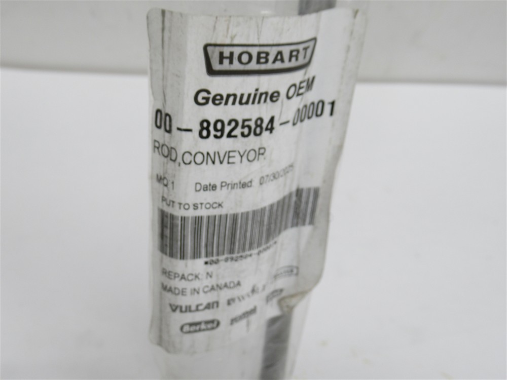 Hobart 00-892584-00001, Conveyor Rod