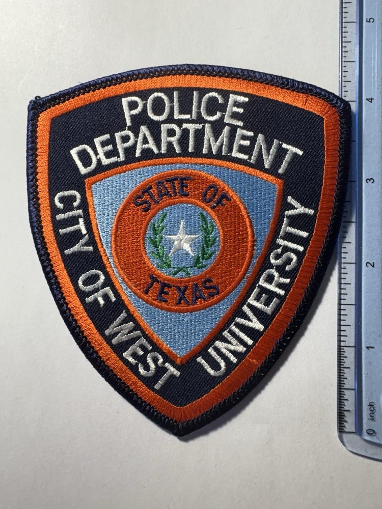 West University Texas Police Patch