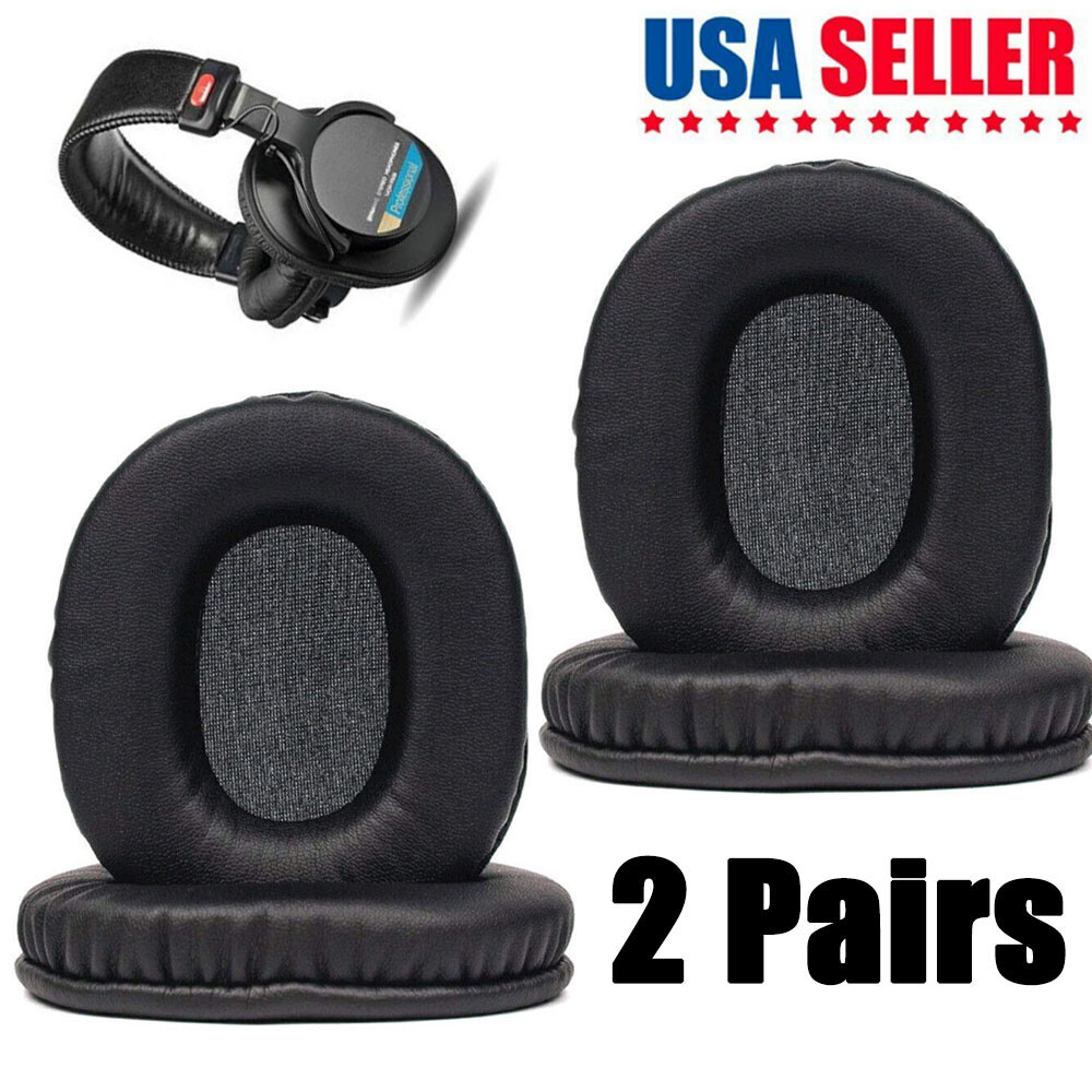 4X Replacement Ear Pads Cushion For Sony MDR-7506 MDR-V6 MDR-CD 900ST Headphones