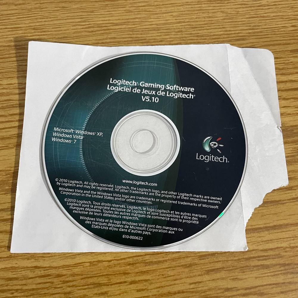 Logitech Driving Force GT Wheel Gaming Software Disc Quick Start Software V5.10