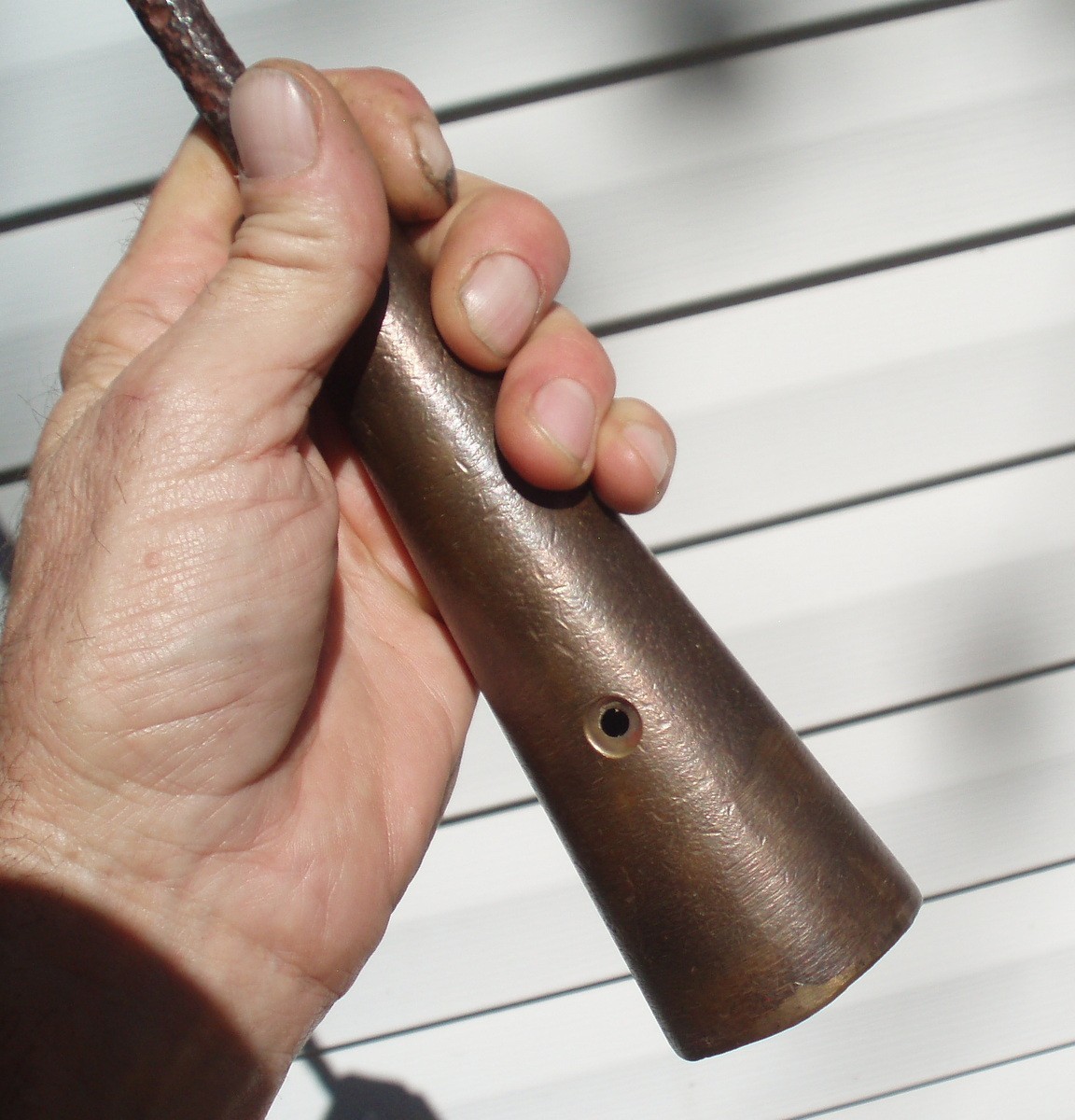 1700' ? BRONZE IRON EARLY HISTORIC PRIMITIVE ANTIQUE WHALING WHALE HARPOON SPEAR