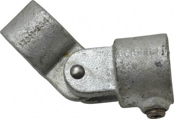 PRO-SAFE Galvanized Structural Rail Fitting: Single Swivel Socket for 1" Pipe
