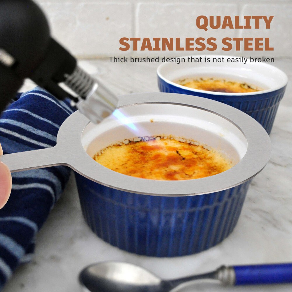 2PCS milk cup rim Brulee Making Tool Baking Cup Cover Culinary
