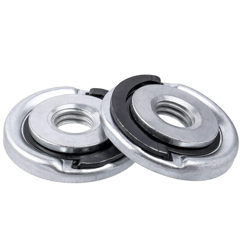 Two M14 Pressing Flanges Quick Release Fastener for Grinder Discs and Cup Wheels