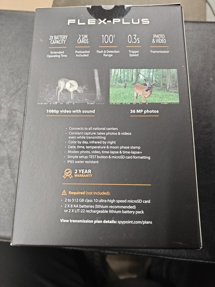 NEW SPYPOINT Flex-Plus Trail Camera (FLEX-PLUS)