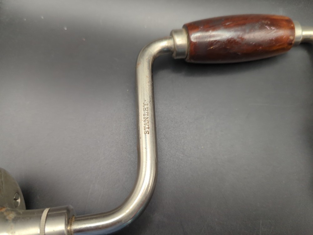 Stanley 8" #915 Ratcheting Hand Drill Braced