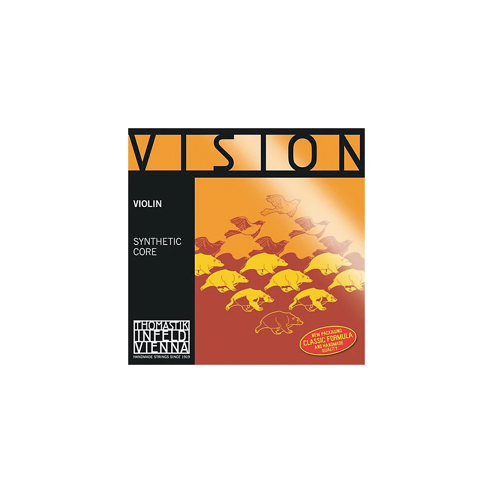 Thomastik Vision Titanium Orchestra Violin Strings D, Silver 4/4 Size