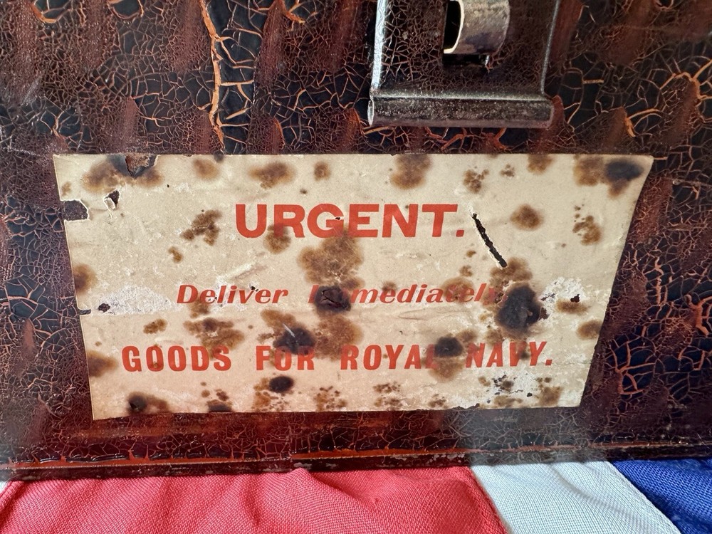 1920’s Royal Navy Officers Gold Braided Bicorne Hat & Dress -Lt J. De. F Jago RN