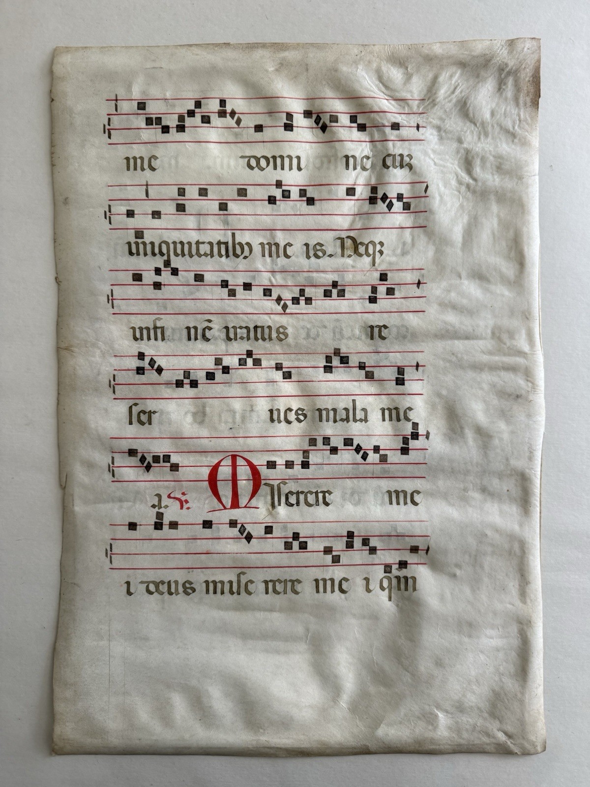 Antiphonal Manuscript On Vellum