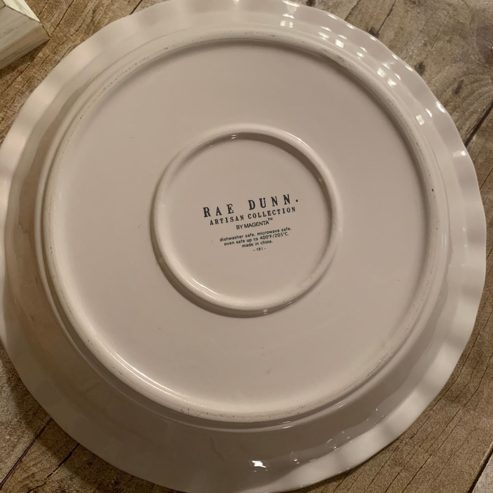 Rae Dunn Eggcellent 10" Bakeware Dish-New Easter Kitchen Decor Entertaining