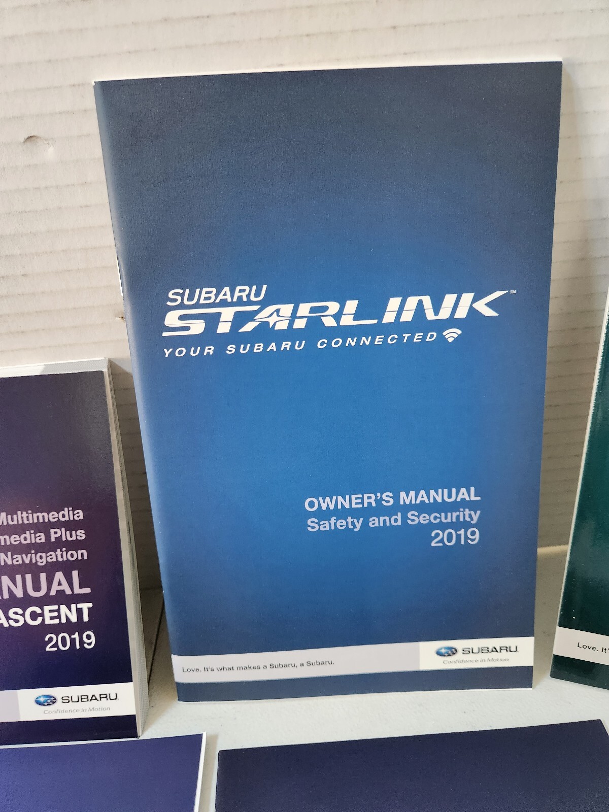 2019 Subaru ASCENT Factory Owners Manual Set With Navigation And Case OEM