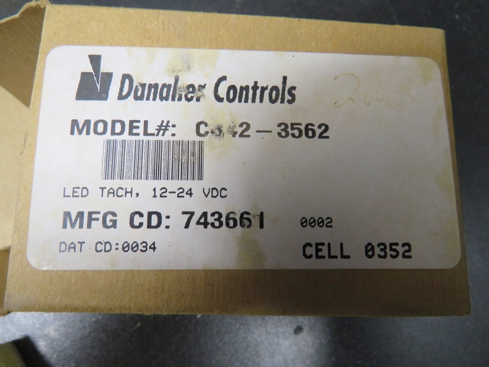 Danaher Controls C342-3562 Tachometer