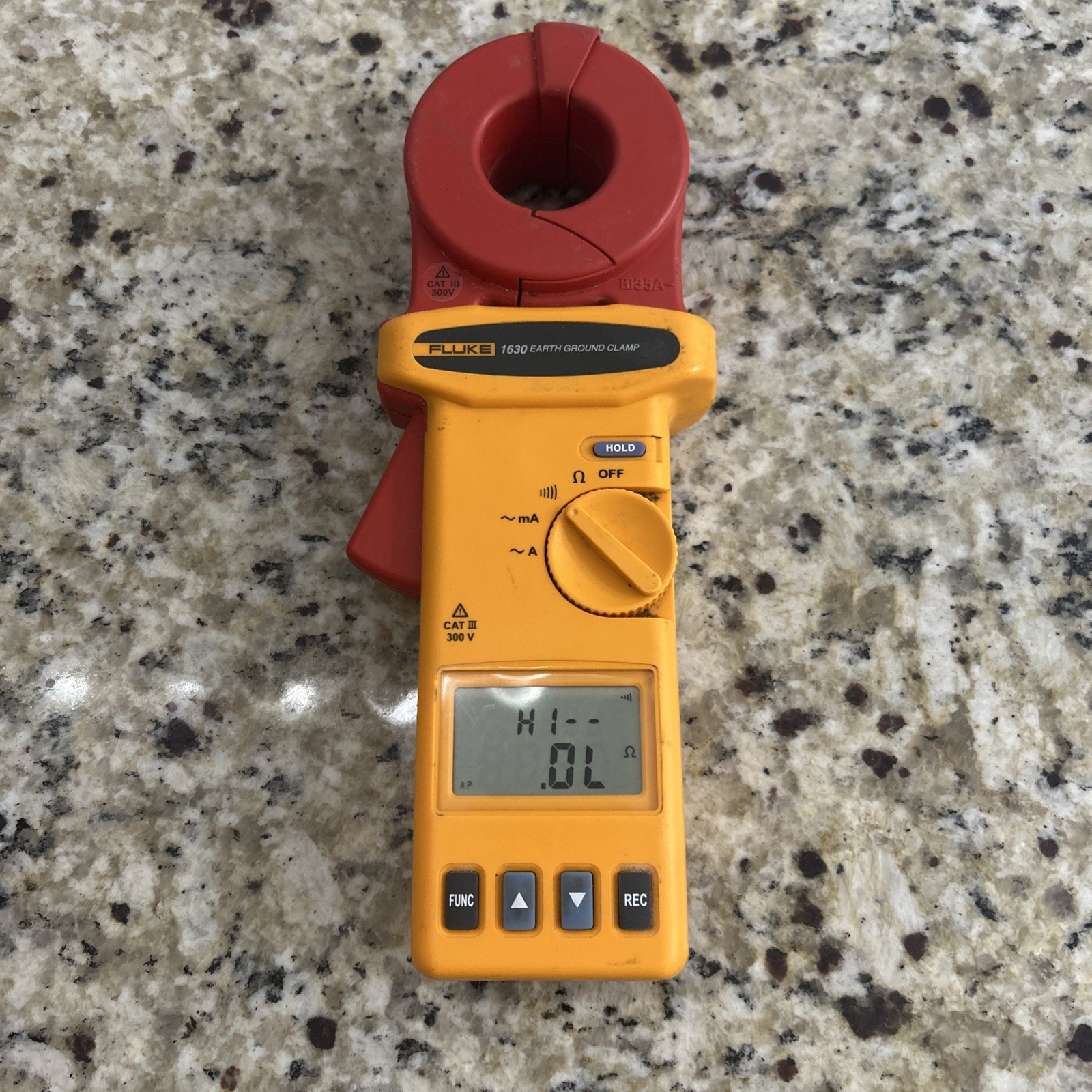 Fluke 1630 Earth GEO AC Ground Leakage Current Resistance Clamp