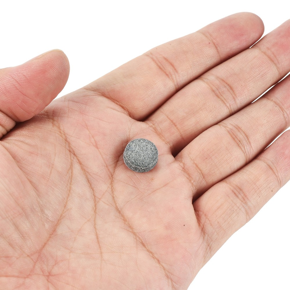 12mm Billiard Slide Stick Tips, 20pcs Replacement Tips, Grey