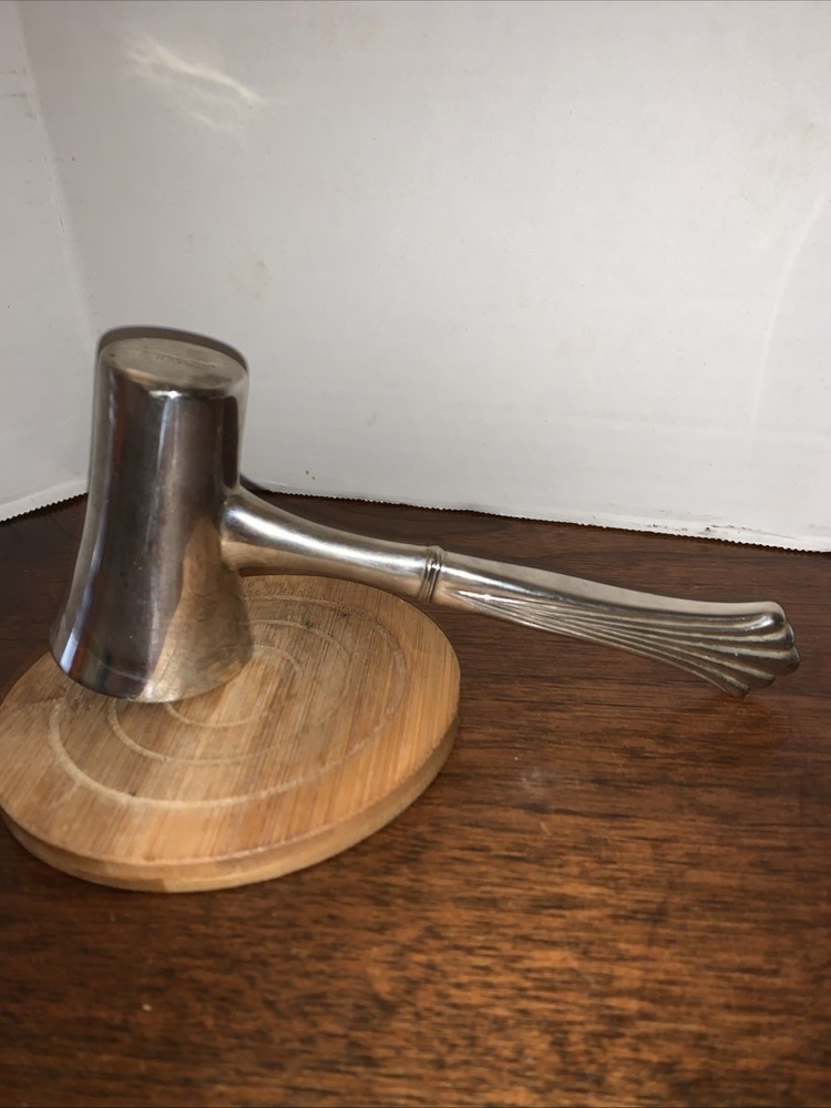 Vintage International Silver Company Silver Plated Heavy Jigger,Royal Plume