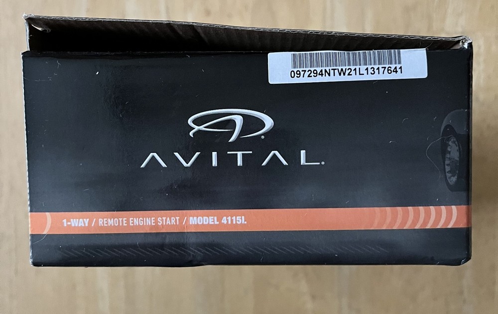 AVITAL 1-Button Remote Start with Unlocking. Model: 4115L.