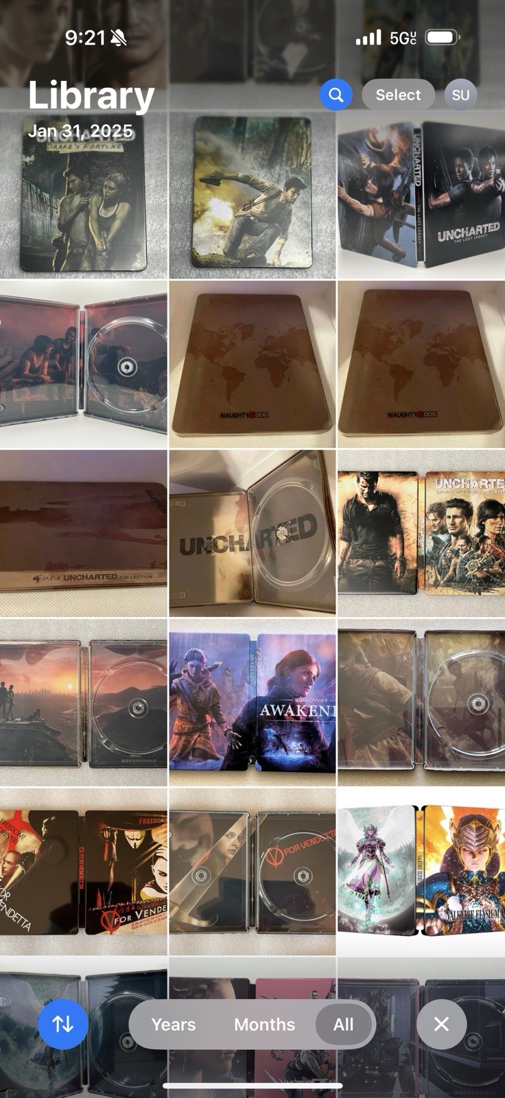 Bundle Of 5 Custom Made Steelbook Cases ( Pick any Of 5 Items) PS4/PS5/Xbox/NS