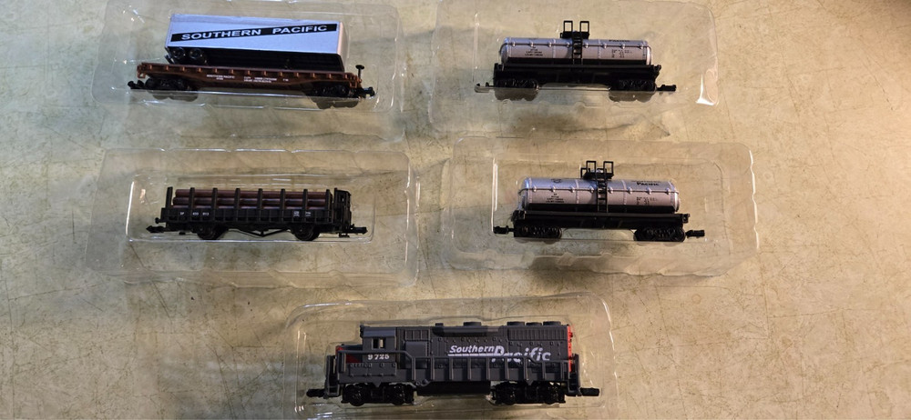 5 Miniature trains.