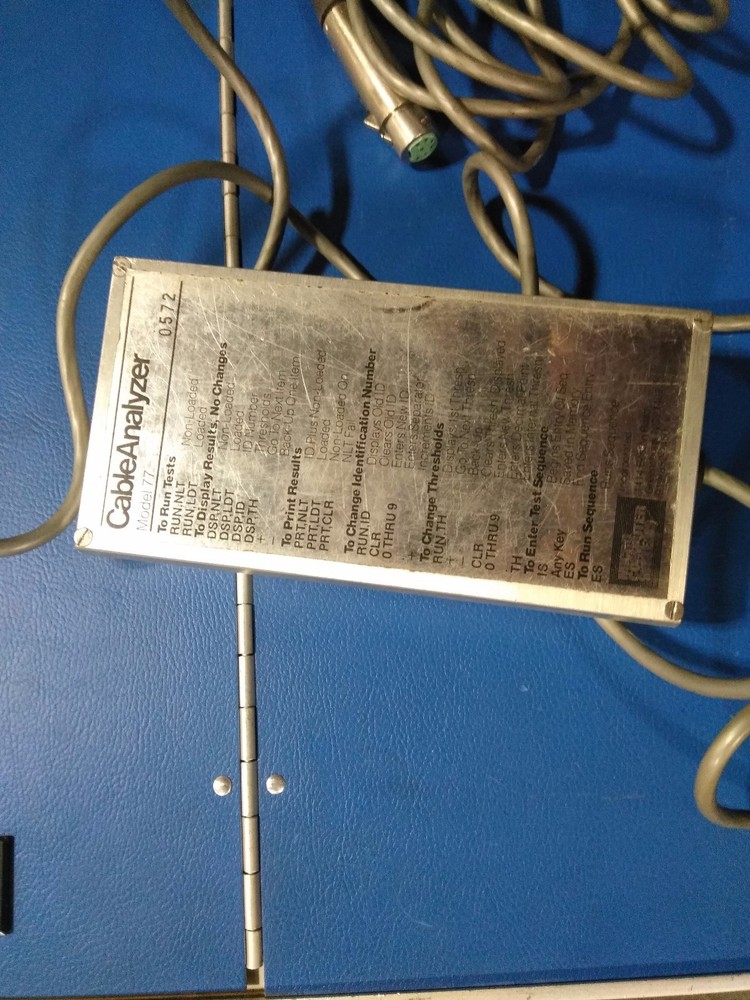 MCS Micro Computer Systems Cable Analyzer Model 77 with MiniTerminal M77