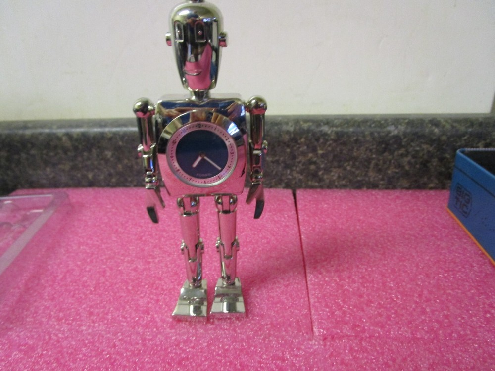Fossil Stan BIG TIC Robot Man Clock