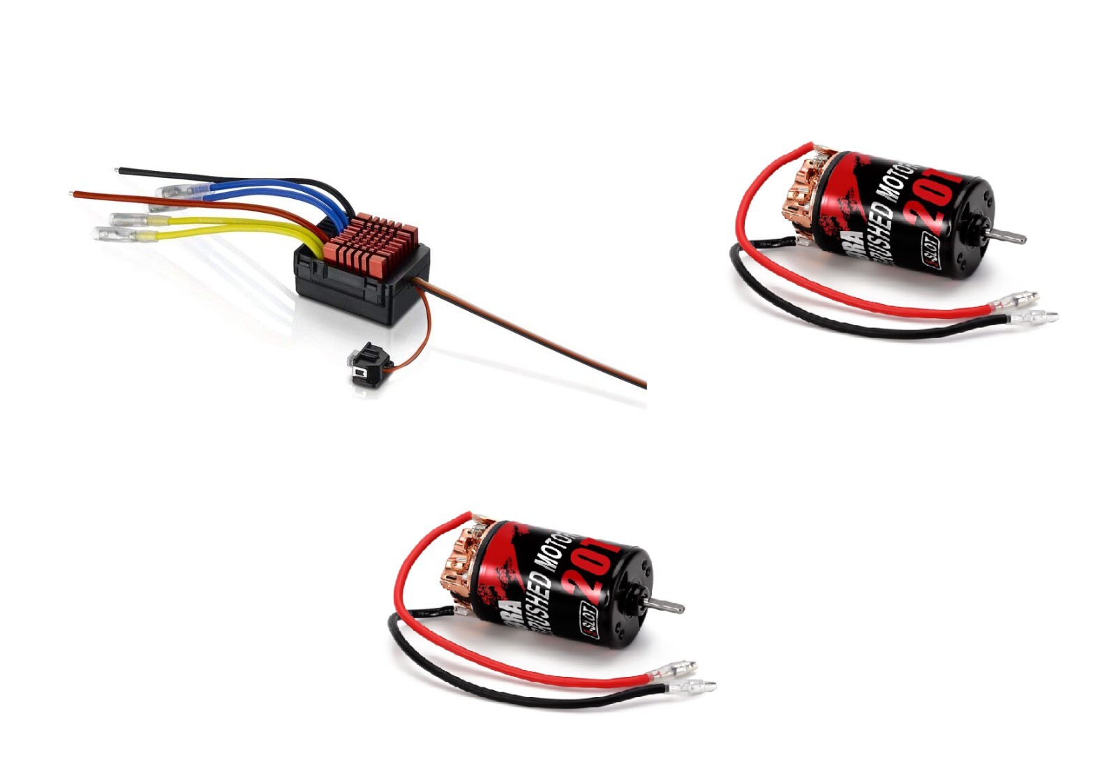 TAMIYA BULLHEAD CLOD BUSTER dual HW 880 ESC (2) 550 torque Race motors TEU-106
