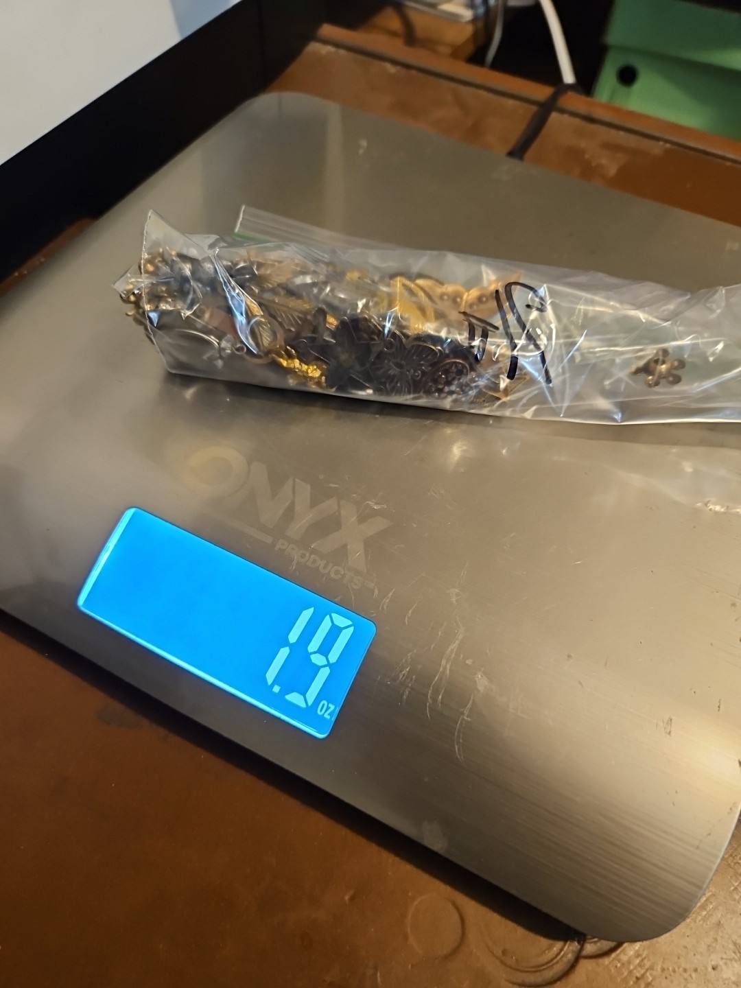 Lot Of 50 Mixed Parts Pcs France Vintage 60s Brass Stampings Findings Jewelry 16