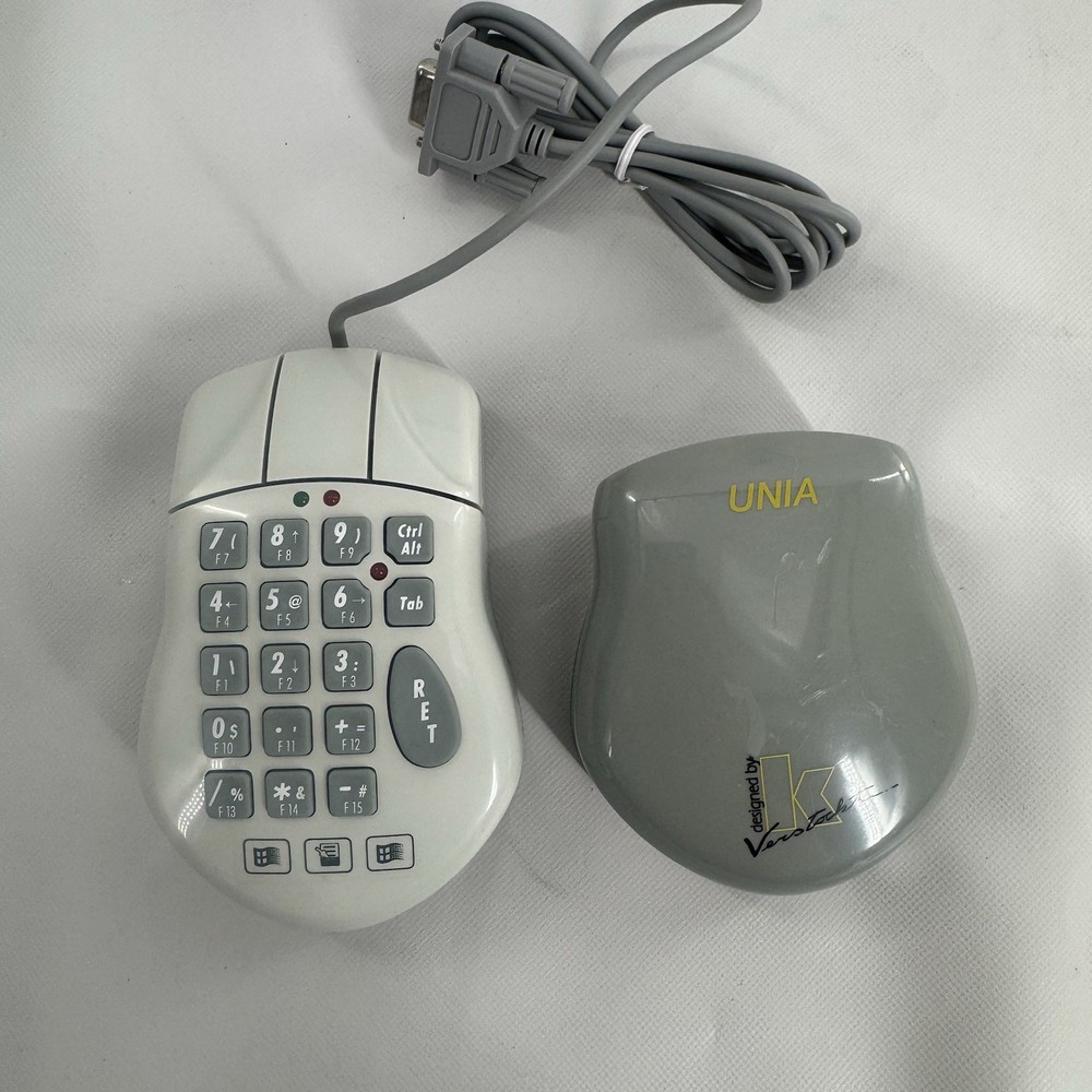 Vintage 1995 UNIA Vector MBWS Unity Mouse Microsoft Windows PC Accessory
