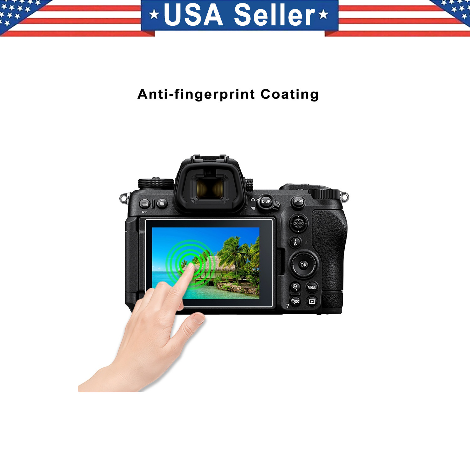 2PK Tempered Glass Screen Protector For Nikon Z6 III Z8 Z9 ZF Z5