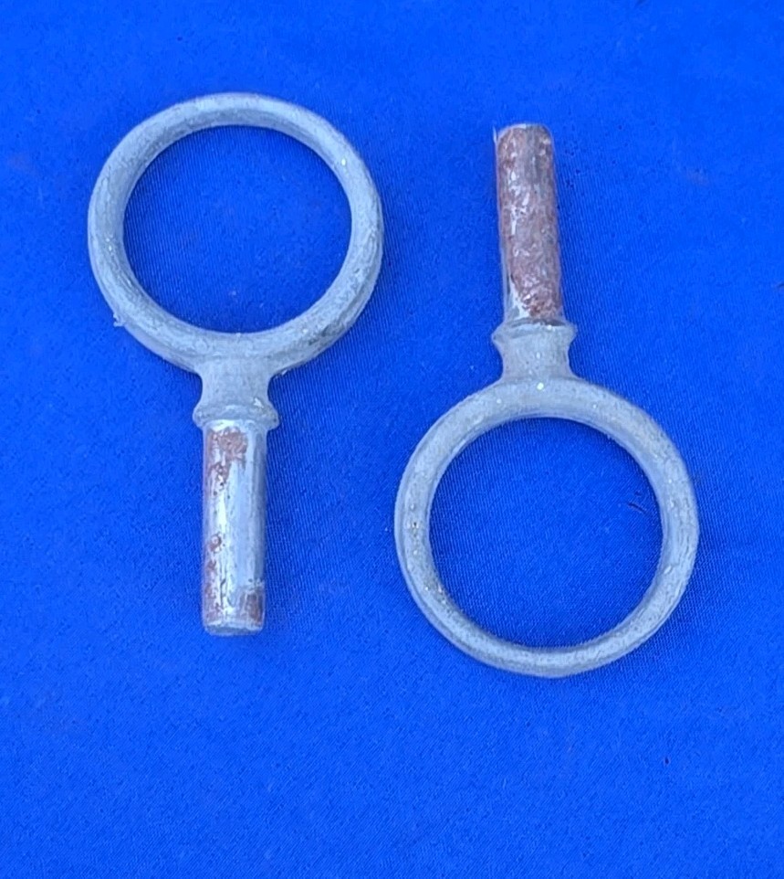 Matching Galvanized Round Oarlocks Rowing Boating 2-1/4"