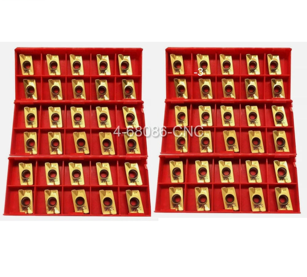 60PCS APMT1604PDER DP Indexable CNC milling cutter Carbide INSERTS APKT1604