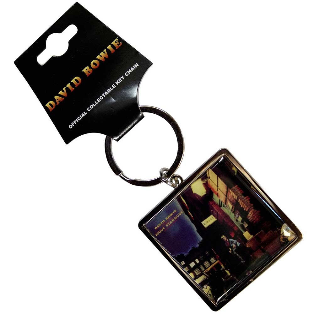 DAVID BOWIE official metal keyring keychain