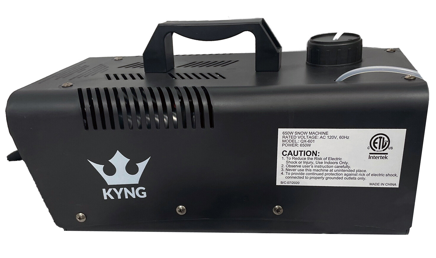 KYNG 650W Snow Machine Wired Remote Indoor Outdoor Use Snowflake Maker Holidays