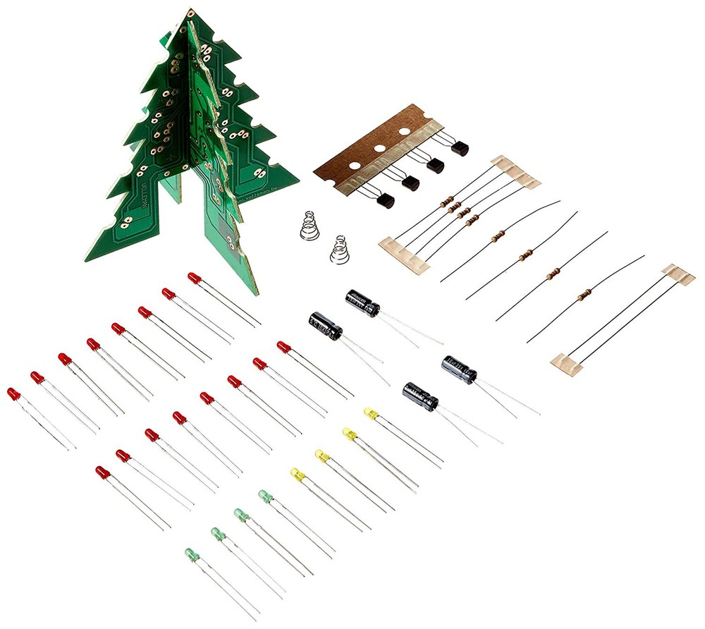 Velleman 3D Xmas Tree Educational Soldering Practice Kit