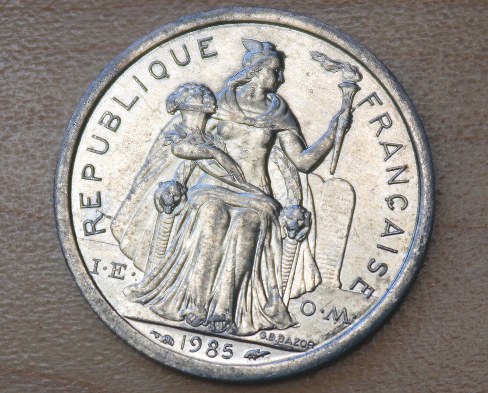 1985 French Polynesia 1 Franc