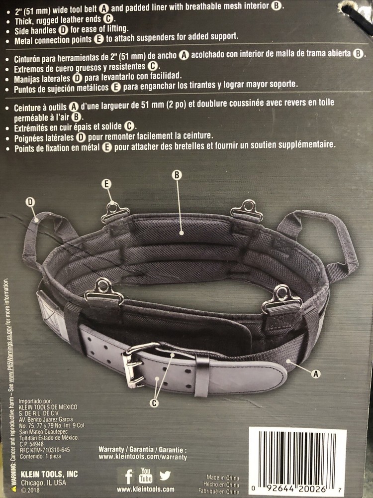 Klein Tools Tool Belts 5246